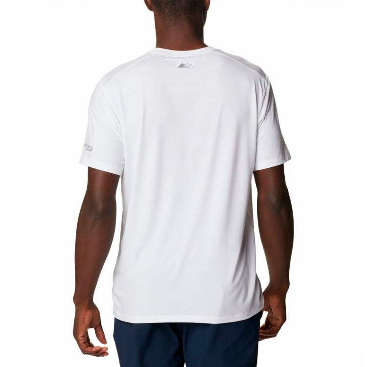 Tricou bărbătesc Columbia M Endless Trail Running Tech Tee M Alb photo 4