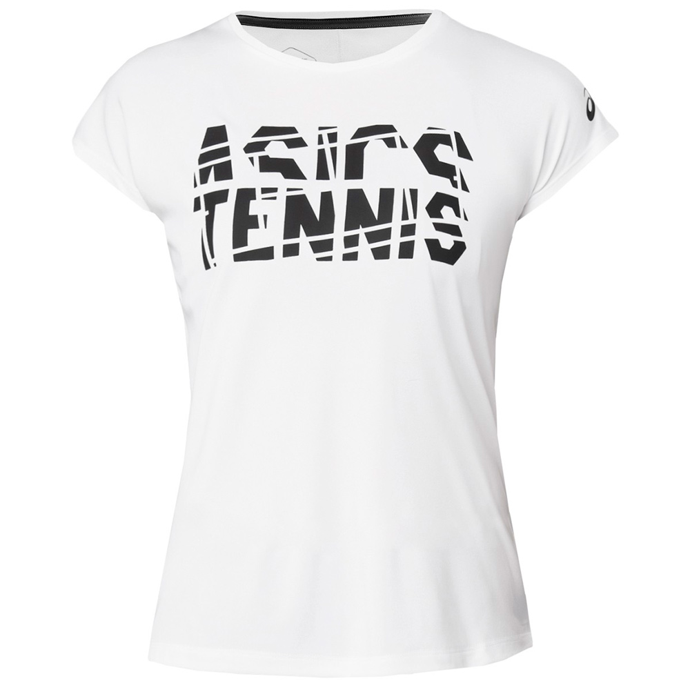 Tricou Asics PRACTICE GRAPHIC SS / Femei / L / Alb photo 1 Tricou Asics PRACTICE GRAPHIC SS / Femei / L / Alb photo 1