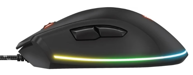 Проводная мышь Trust GXT 900 Qudos Черный / Оптическая / Черный photo 2
