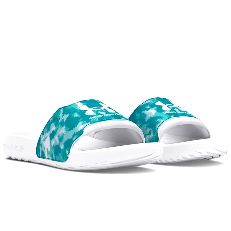 Slapi Under Armour Ignite Select Graphic pt Femei / 38 / Verde-alb photo 4