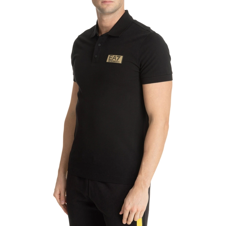 Мужские Поло EA7 EMPORIO ARMANI POLO SHIRT S Черный photo 5