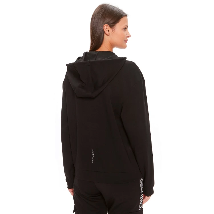 Hanorac EA7 EMPORIO ARMANI SWEATSHIRT XS Negru Femei photo 4