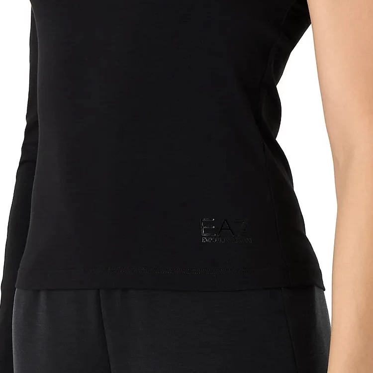 Tricou EA7 EMPORIO ARMANI MAGLIA L Negru Femei photo 4