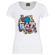  EA7 EMPORIO ARMANI JERSEY T-SHIRT 