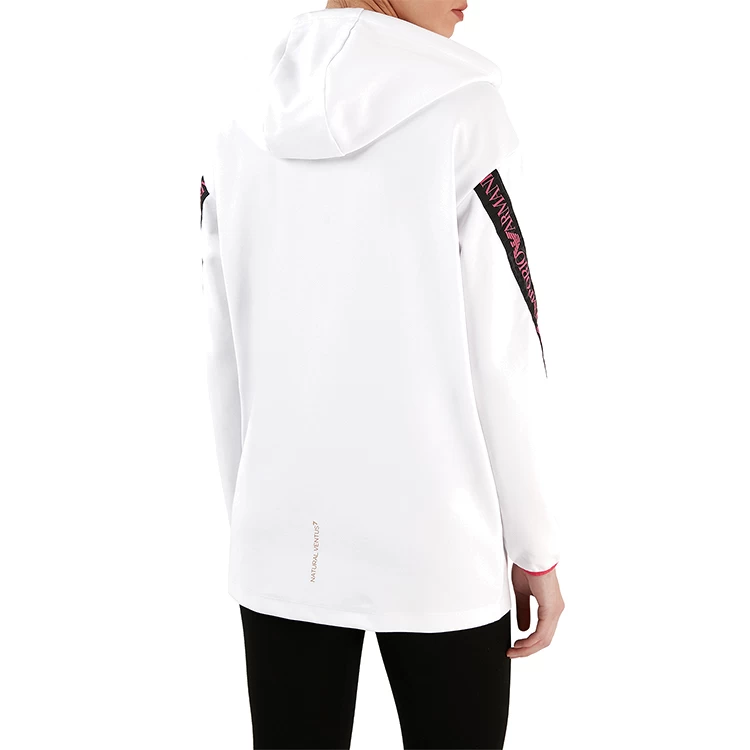 Hanorac EA7 EMPORIO ARMANI FELPA XL Alb Femei photo 4