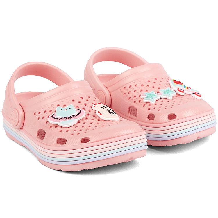 Slapi COQUI Clogs LINDO + Amulet / cm / Roz/Curcubeu photo 4