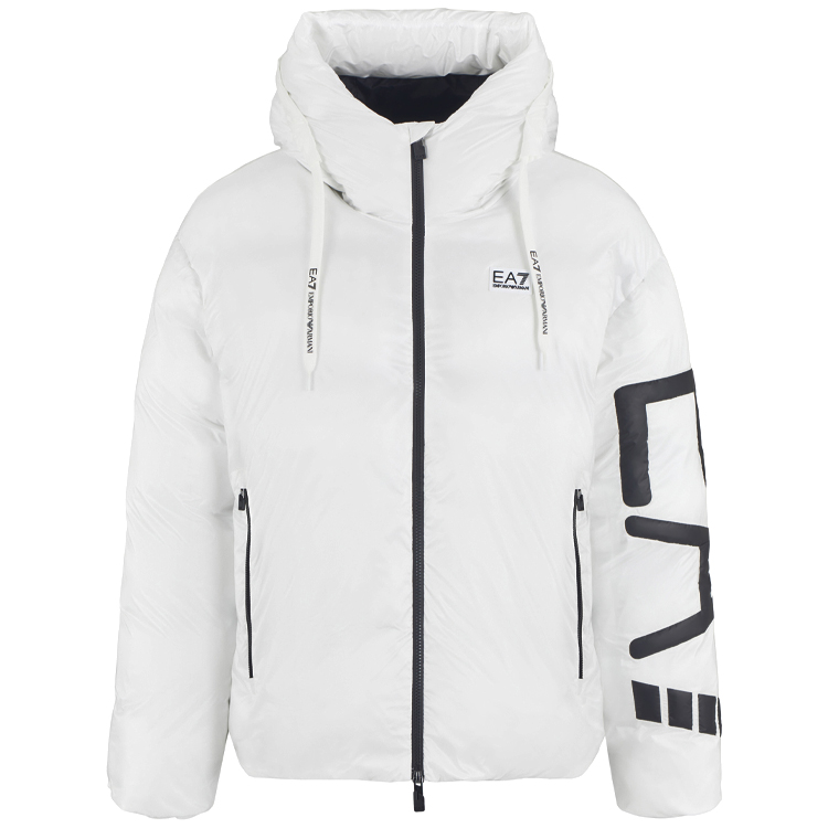 Scurta EA7 EMPORIO ARMANI PADDED JACKET WITH HOOD photo Scurta EA7 EMPORIO ARMANI PADDED JACKET WITH HOOD photo