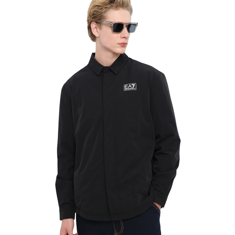 Hanorac pt bărbați EA7 EMPORIO ARMANI BOMBER JACKET XS Negru photo 4