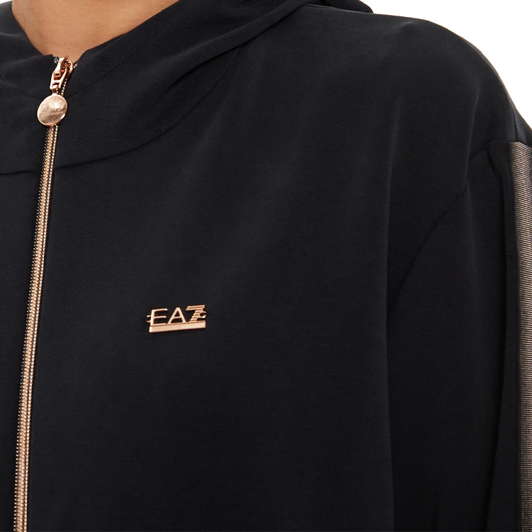 Hanorac EA7 EMPORIO ARMANI SWEATSHIRT XS Negru Femei photo 4