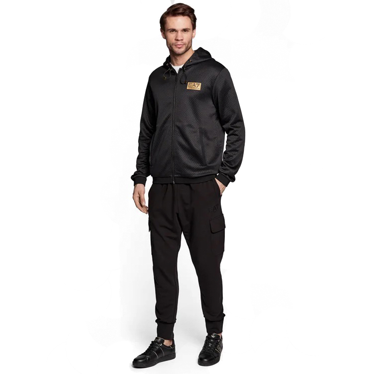 Hanorac pt bărbați EA7 EMPORIO ARMANI SWEATSHIRT S Negru photo 3