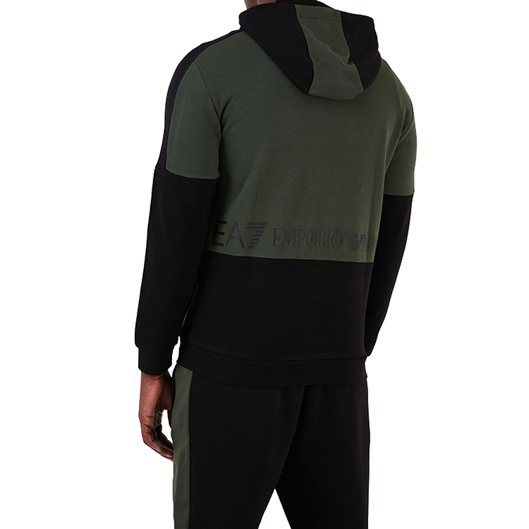 Hanorac pt bărbați EA7 EMPORIO ARMANI SWEATSHIRT S Negru photo 4