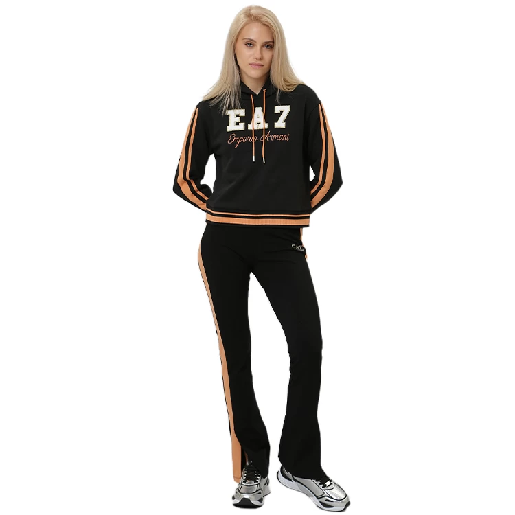 Hanorac EA7 EMPORIO ARMANI JERSEYWEAR XS Negru Femei photo 4