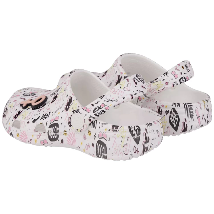 Slapi COQUI Clogs BIG FROG + Amulet / cm / Alb photo 4