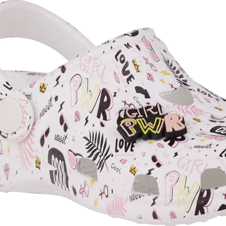 Slapi COQUI Clogs BIG FROG + Amulet / cm / Alb photo 5