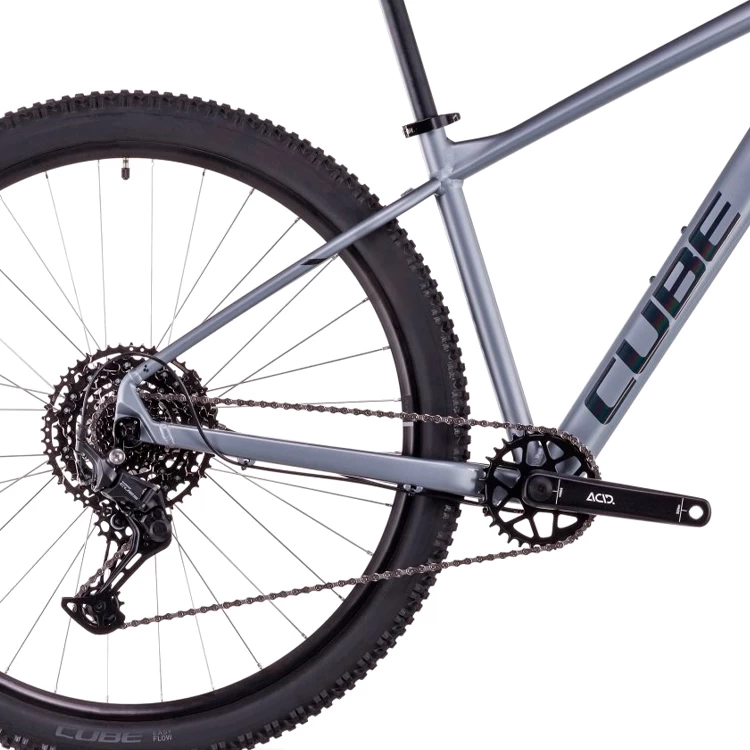 Bicicleta de munte Cube Aim Race Gri L photo 4