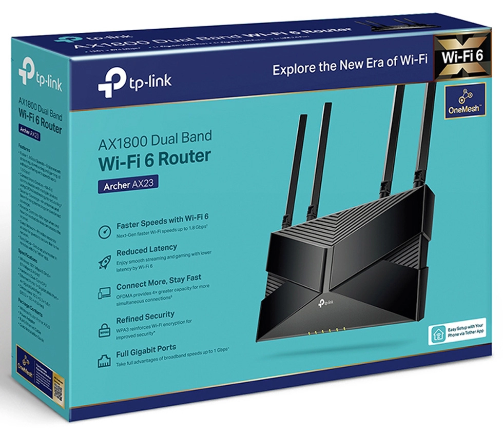 Роутер TP-Link Archer AX23 AX1800 Dual-Band photo 3