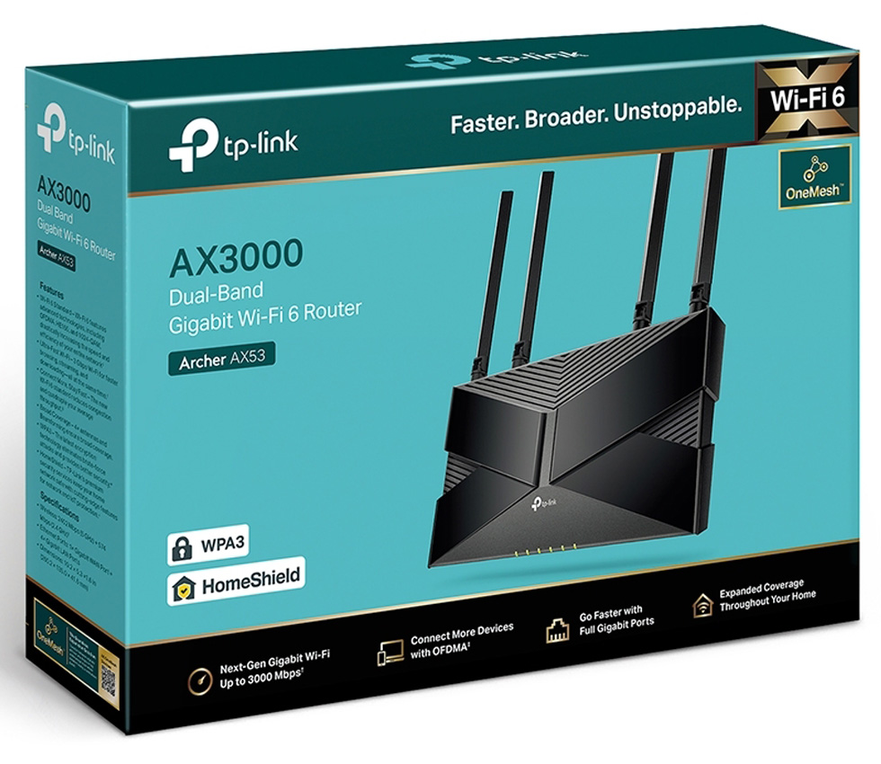 Роутер TP-Link Archer AX53  AX3000 Gigabit photo 4