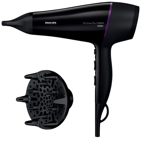 Uscator de par Philips BHD176/00 2200W Negru photo 1 Uscator de par Philips BHD176/00 2200W Negru photo 1