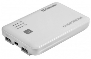 Компактный внешний аккумулятор Defender ExtraLife5000 