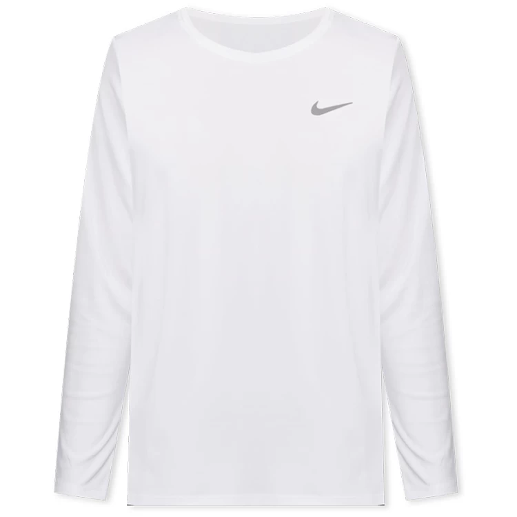 Мужская Толстовка Nike M NK DF UV MILER TOP LS XL Белый photo 4