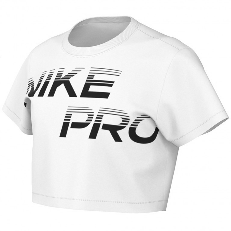 Tricou Nike G NK DFCT CROP SE+ / Femei / L / Alb photo 1 Tricou Nike G NK DFCT CROP SE+ / Femei / L / Alb photo 1