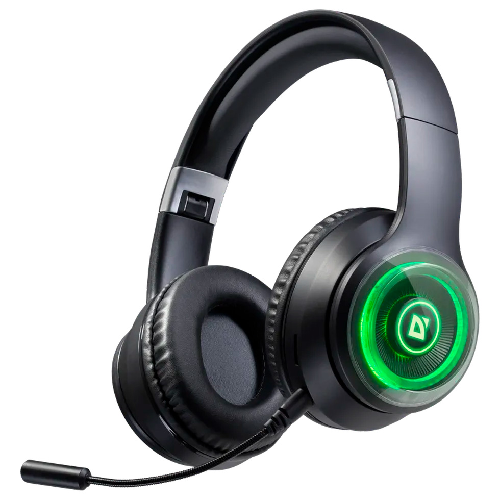 Наушники Defender FreeMotion B400 Black Беспроводные / Игровой / Black photo 1