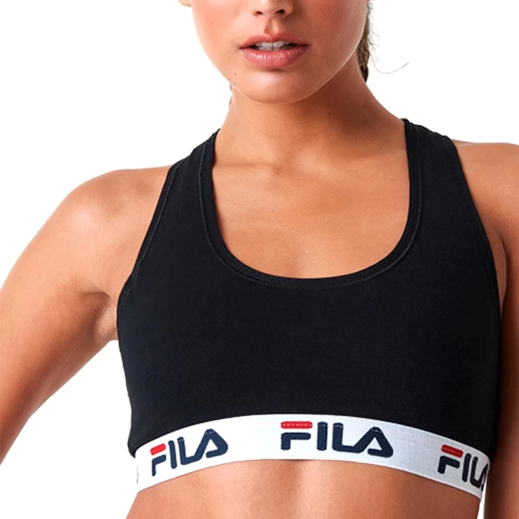 Top Fila W Bra XS Negru Femei photo 4