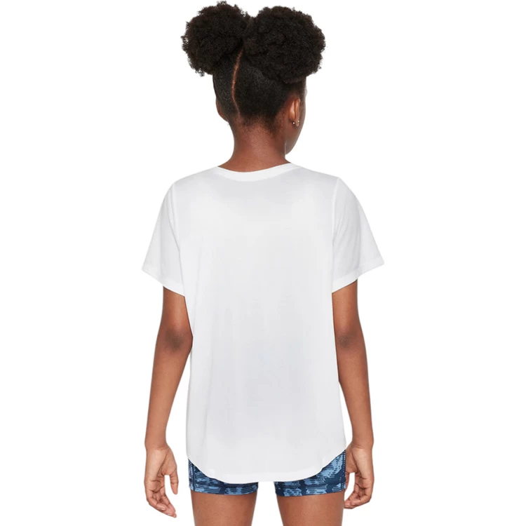 Футболка Nike G NK DF ONE STD SS TOP HBR / Женский / L / Белый photo 4
