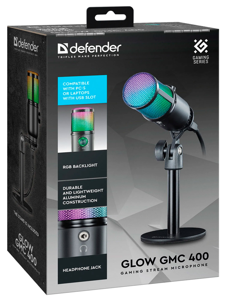 Микрофон РС Defender Glow GMC 400 (64640) photo 8