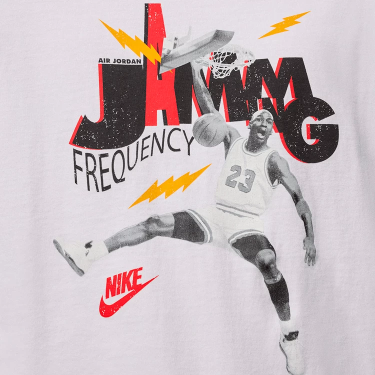Футболка мужская Nike M J BRAND JAM 85 SS CREW S Белый photo 4