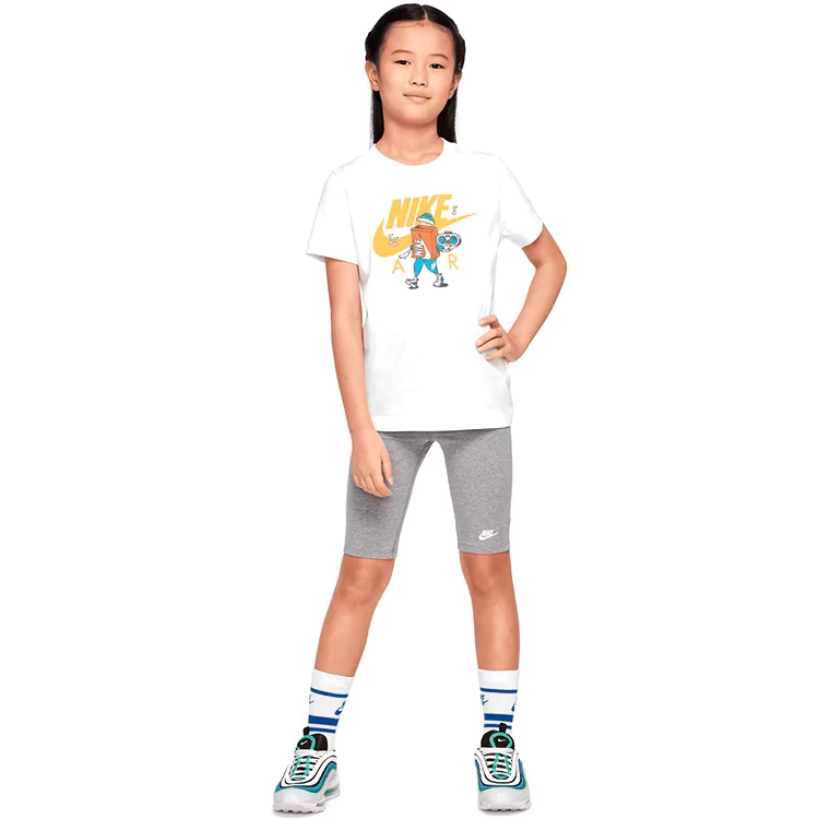 Футболка Nike K NSW TEE BOXY 2 / Мужской / S / Белый photo 4