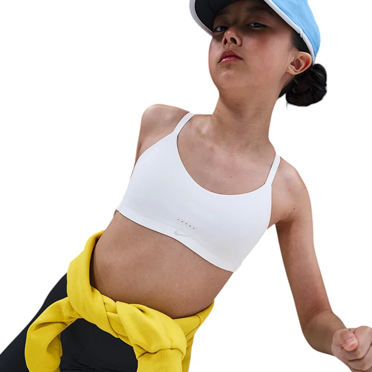 Bra sportive Nike G NK ALATE BRA L Alb Femei photo 4