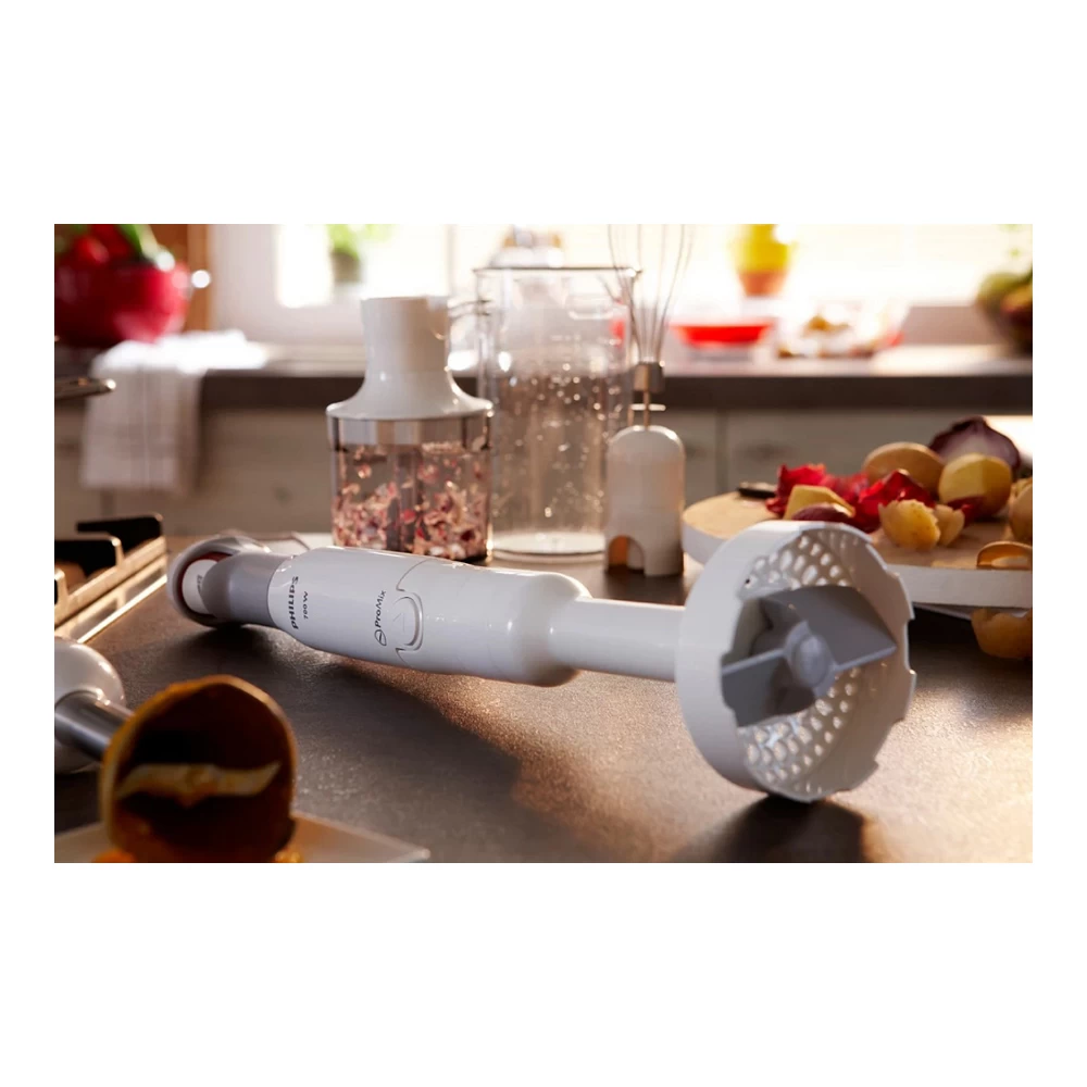 Блендер Погружной Philips HR1645/00 Белый  / 10 скоростей / 1200 мл photo 7