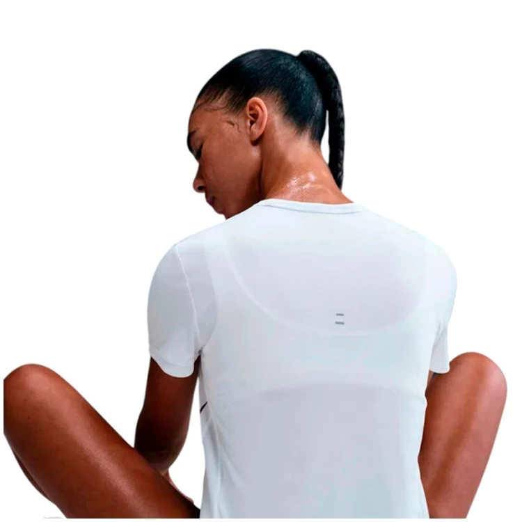 Tricou Nike W NK TEMPO SWSH HBR DF SS TOP L Alb Femei photo 4