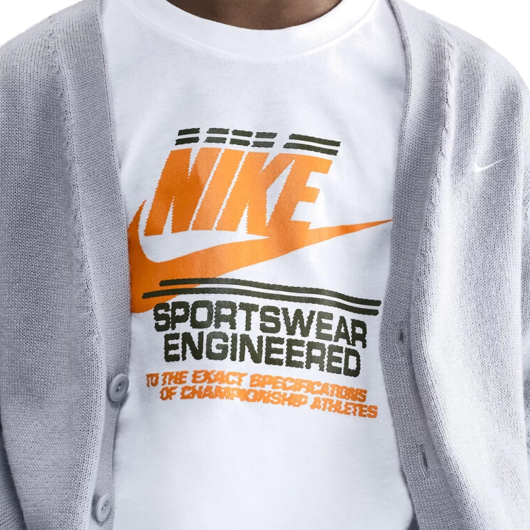 Tricou Nike K NSW TEE BRANDMARK FUTURA S Alb Barbati photo 5