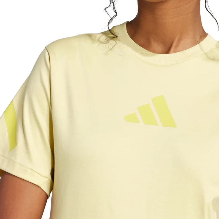 Tricou Adidas W Z.N.E. TEE L Galben Femei photo 4