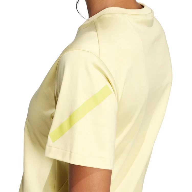 Tricou Adidas W Z.N.E. TEE L Galben Femei photo 5