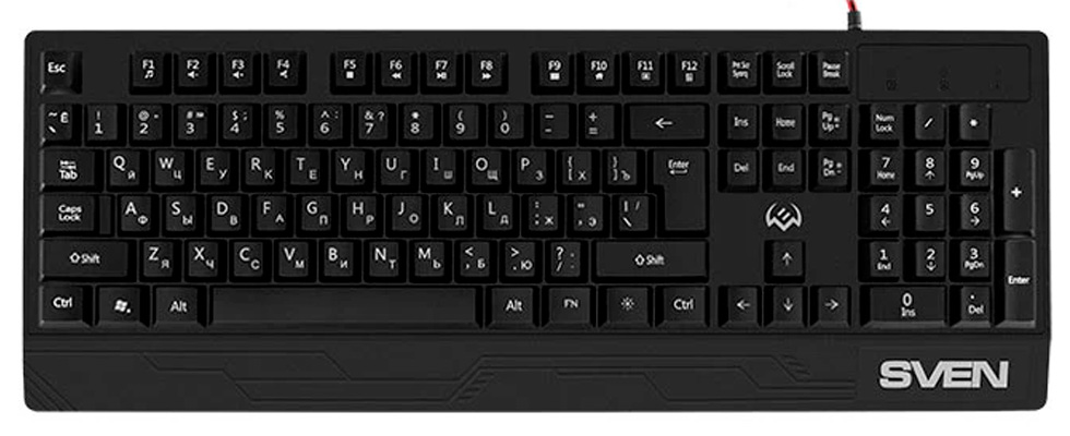 Клавиатура проводная Sven KBG8300 / Мембранная photo 4