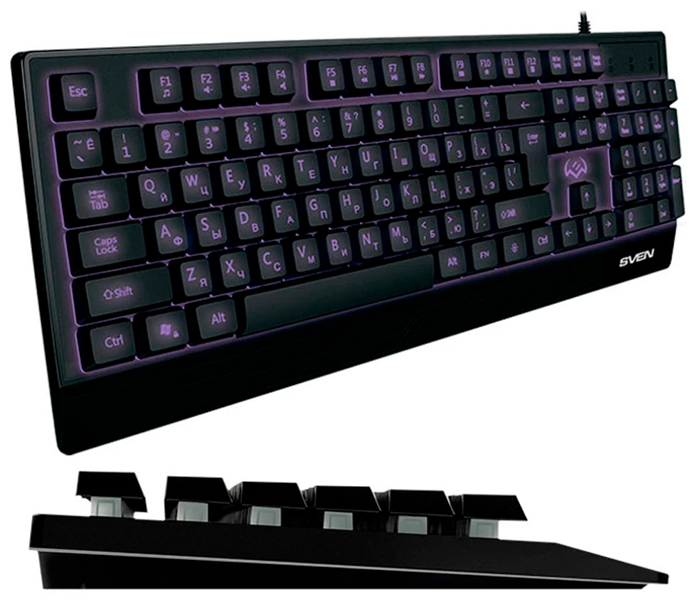Клавиатура проводная Sven KBG8300 / Мембранная photo 5