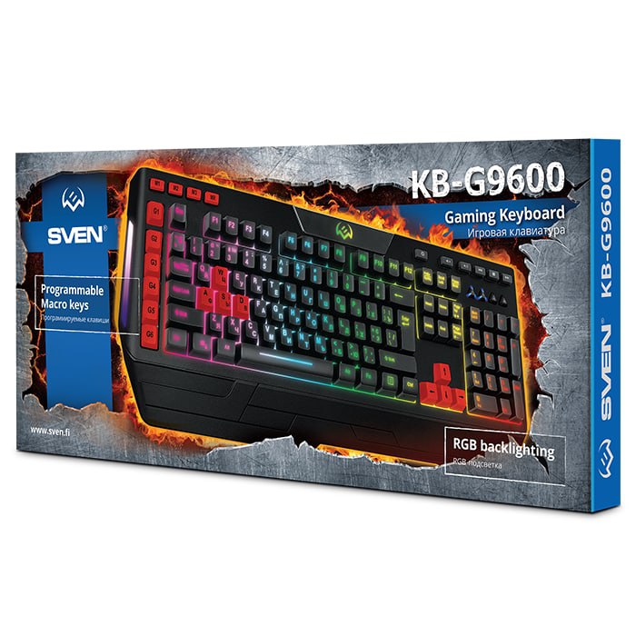 Клавиатура проводная Sven KBG9600 / Мембранная photo 11