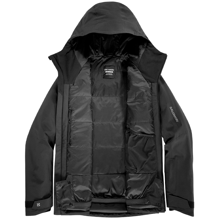 Geacă pt Barbati Salomon HIGHLAND JACKET M L Negru photo 2