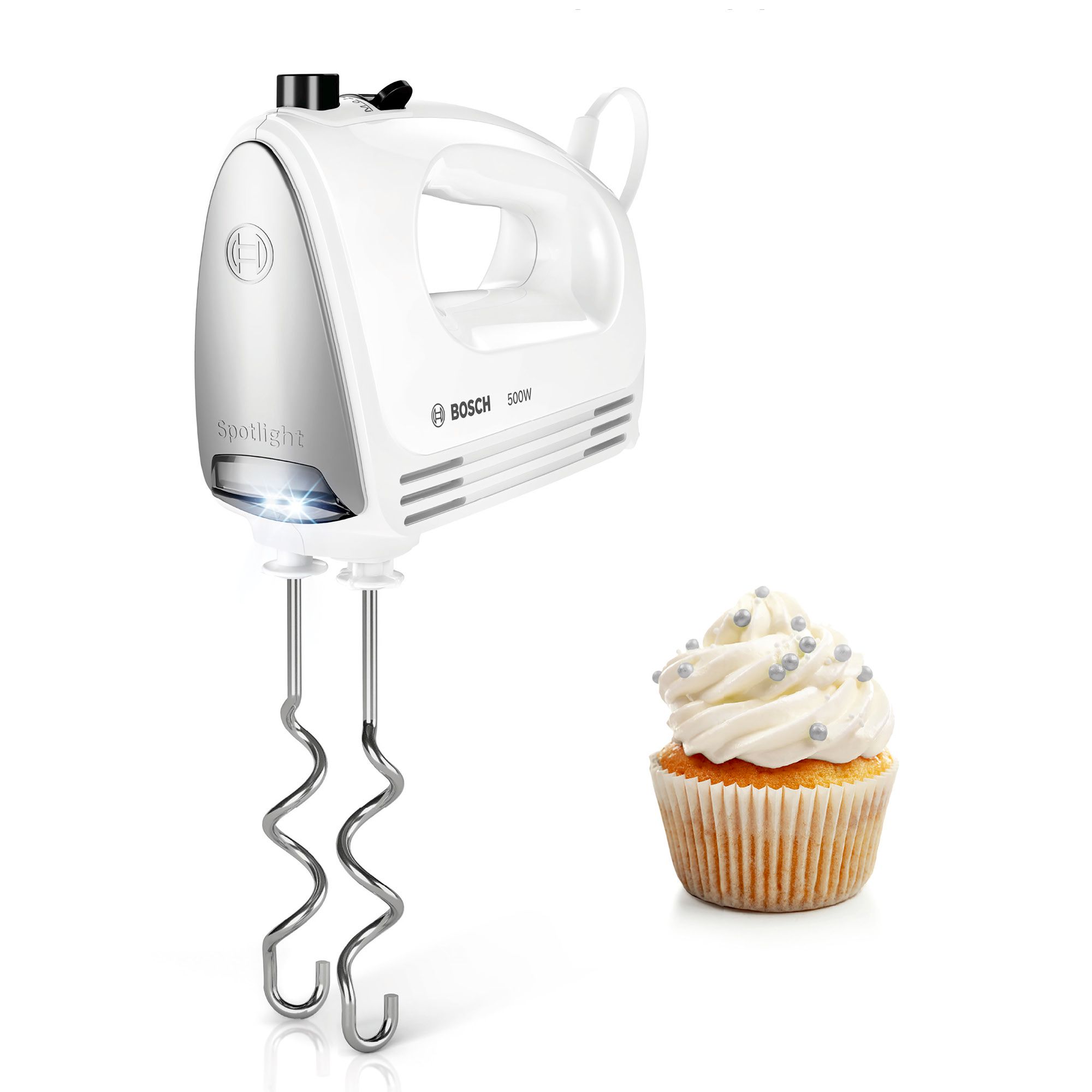 Миксер Ручной Bosch MFQ25200 / 4 скоростей / Белый photo 4