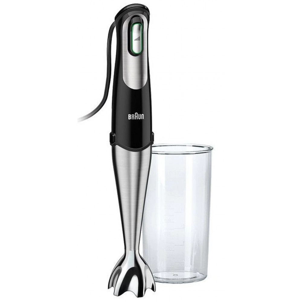 Блендер Погружной Braun MQ700 Черный / 10 скоростей / 600 мл photo 1