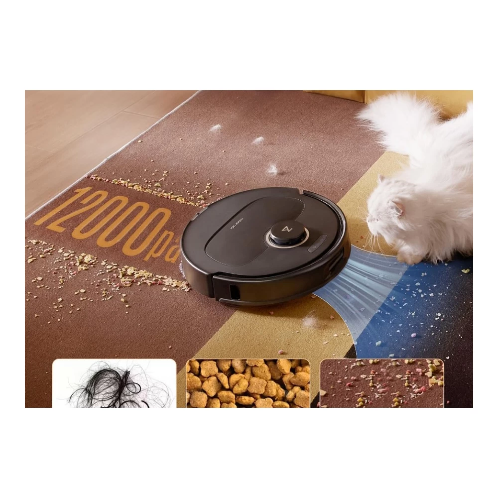 Робот пылесос Roborock Qrevo 5AE Black QRSP52-00 / 0.33 л / Черный photo 8