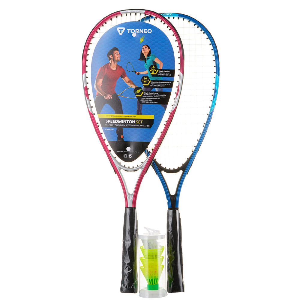 Set pentru speedminton cu fluturas si husa Torneo Speed photo Set pentru speedminton cu fluturas si husa Torneo Speed photo