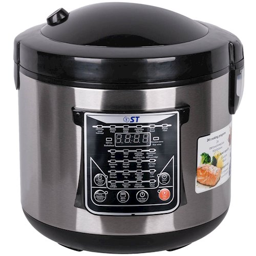 Multifierbator Saturn ST-MC9300 / / 700 / 24 programe / Negru cu inox photo 1 Multifierbator Saturn ST-MC9300 / / 700 / 24 programe / Negru cu inox photo 1