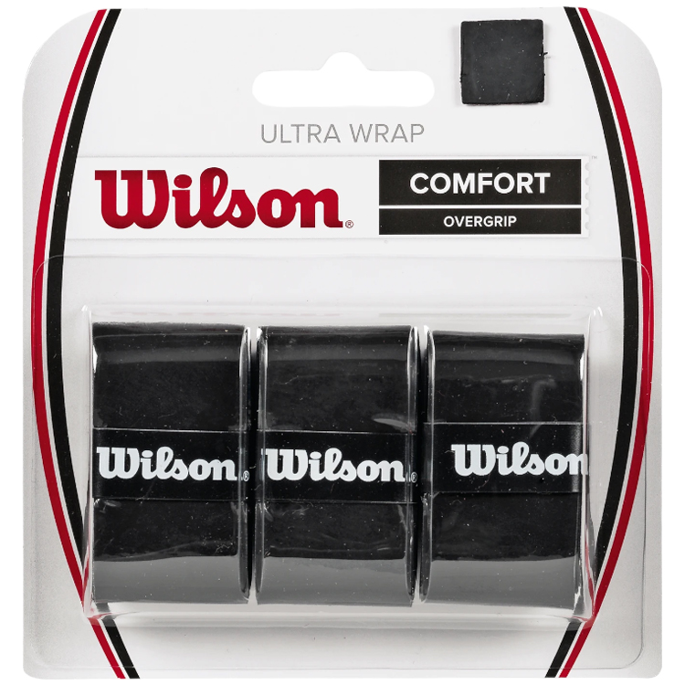 Banda p/u racheta Wilson Ultra Wrap Overgrip 3 Pack WRZ403000 Negru photo 1