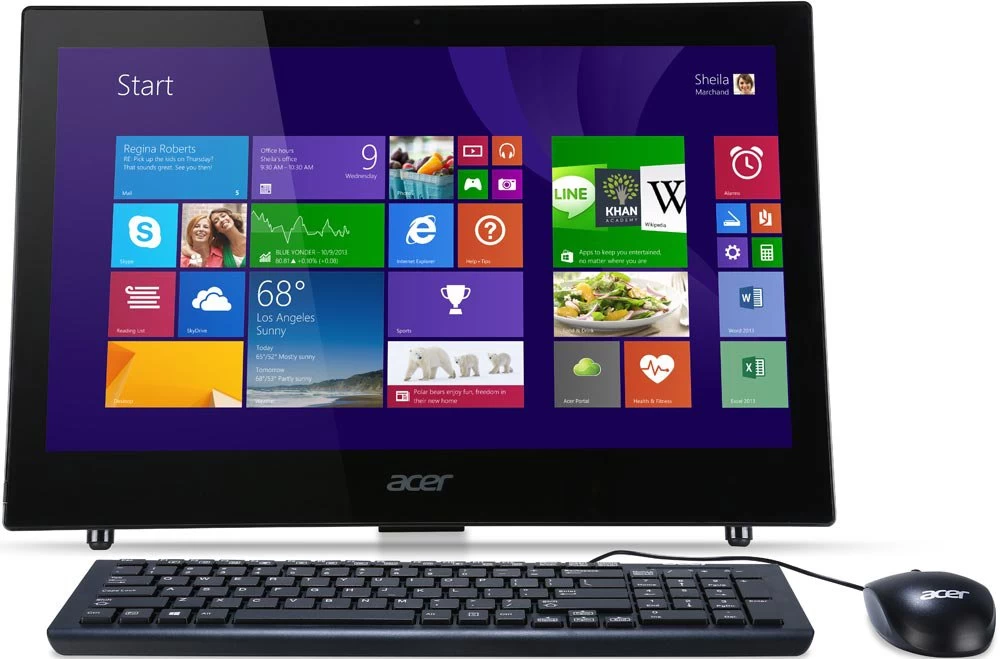 Моноблок Acer Z160128304500 1024 МБ Free DOS 2 45 photo 1