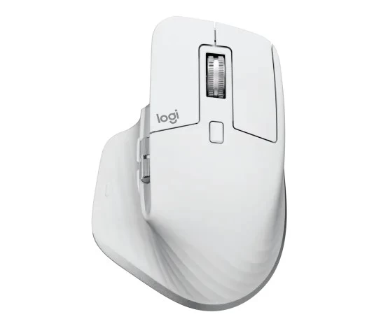 Mouse Wireless Logitech MX Master 3S Performance for Mac/ 2.4GHz and Bluetooth/ Pale Grey photo 1