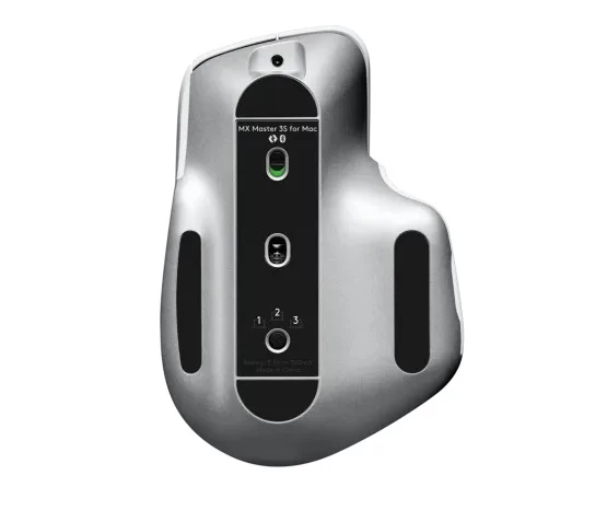 Mouse Wireless Logitech MX Master 3S Performance for Mac/ 2.4GHz and Bluetooth/ Pale Grey photo 5